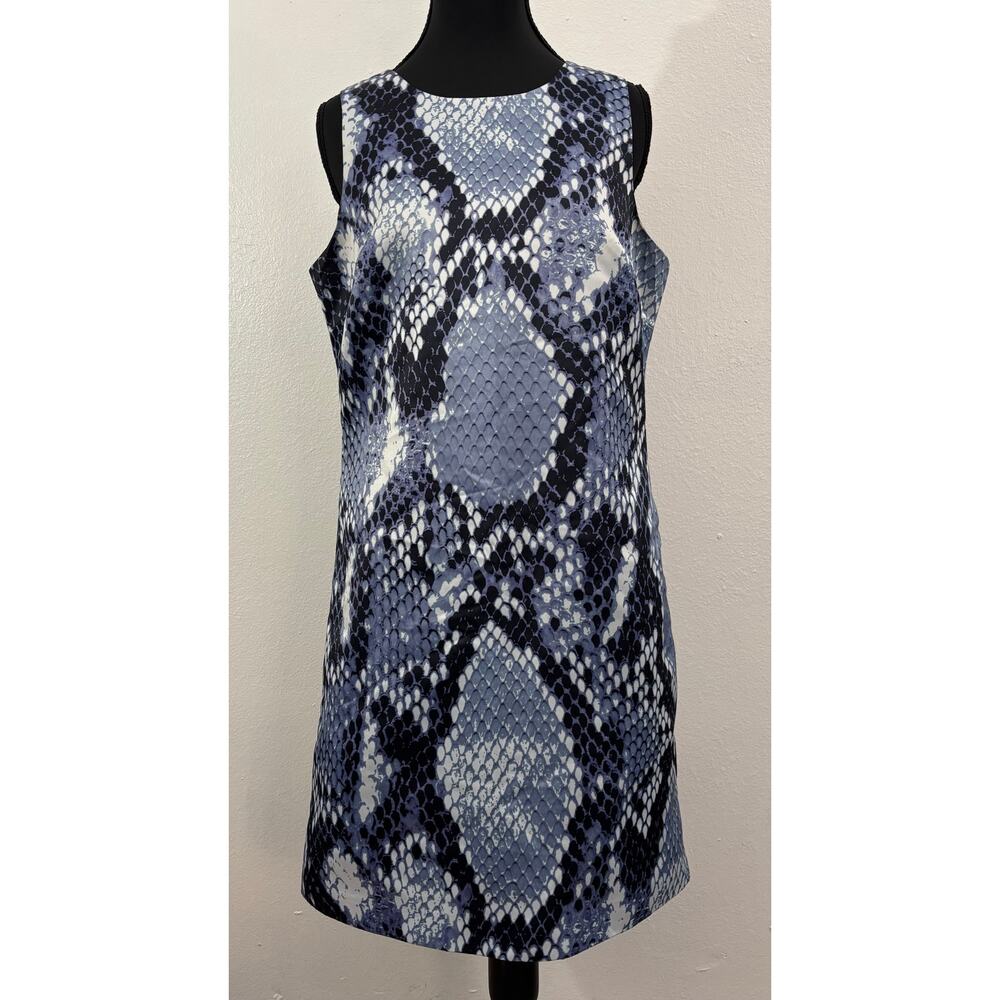 CeCe by Cynthia Steffe Snakeskin Print Sleeveless Dress Women Size 6